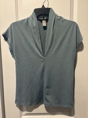 Light Blue Formal Blouse H&M